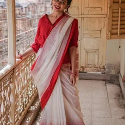 BerMondsey Solid Chanderi Saree-picture-39