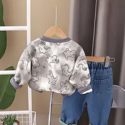 StyleCast x Revolte Unisex Kids Printed Top with Trousers image 2