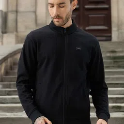 Status Quo Men Mock Collar Sweatshirt-image-66