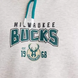 DeFacto Men Printed Hooded Cotton Sweatshirt image 5