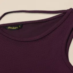 DressBerry Ribbed One Shoulder Crop Top image 5
