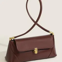 CORSICA PU Structured Shoulder Bag With Bow Detail-image-35