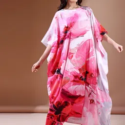 LABEL AARNA Haven Soft Satin Kaftan with Digital Print-picture-38