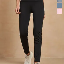 COLOR CAPITAL Women Pack of 4 Skin Fit Antimicrobial Tights-picture-39