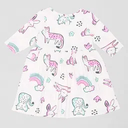 Pantaloons Baby Print Fit & Flare Dress image 3