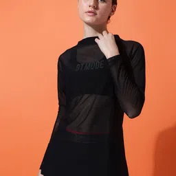 MKH Women Typography Printed Applique T-shirt-picture-13