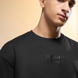 Technosport Men Cotflex Printed Relaxed Fit Round Neck T-shirt image 4