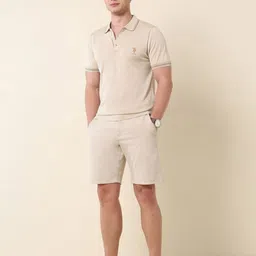 U.S. Polo Assn. Brand Logo Printed Polo Collar Cotton Slim Fit T-shirt image 5