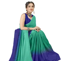 Moda Rapido Ombre Dyed Poly Georgette Saree image 5