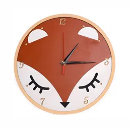 QEZNEF Beige Solid Traditional Wall Clock-picture-29