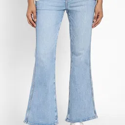 AMERICAN EAGLE OUTFITTERS Women Bootcut Mid-Rise Light Fade Jeans-picture-35