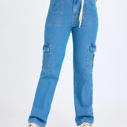 FREAKINS Women Straight Fit High-Rise Jeans-image-36