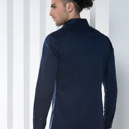 SEVENDC Men Premium Spread Collar Solid Cotton Casual Shirt image 3