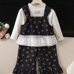 INCLUD Girls Printed T-shirt with Trousers image 4