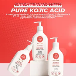 The Love Co Kojic Acid Brightening Body Lotion - 325 ml image 3