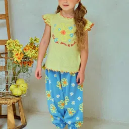 LULU & SKY Unisex Kids Printed High-Rise Trousers image 2