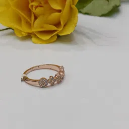 ventino Gold Plated & Zircon Studded Ring image 5