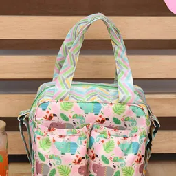 ROSADA Hippo Pink Fabric Easy to Clean Insulated Tiffin Bag-picture-16