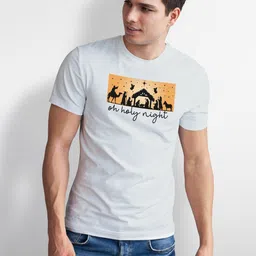 Seekbuylove Men Bio Finish Graphic Printed Pure Cotton T-shirt-picture-38