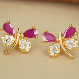DressBerry Gold-Plated Studs Earrings-picture-36