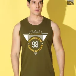 WOOSTRO Men Pack of 2 Typography Printed Round Neck Slim Fit T-shirts-picture-14