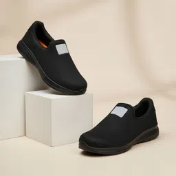 HOTSTYLE Black Mesh Upper Eva Sole Sports Running Shoe For Men-picture-13