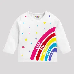 KUCHIPOO Girls 4 Printed Applique T-shirt image 3