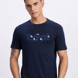 ADRO Typography Printed Round Neck Cotton T-shirt-picture-26