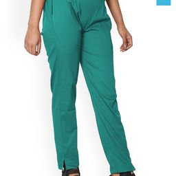 SRISARAS Women Pack Of 2 Cotton Regular Fit Mid-Rise Pleated Trousers-picture-49