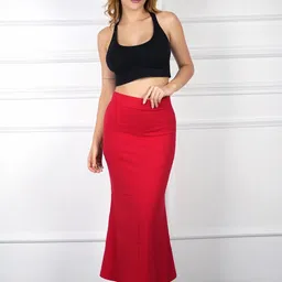 Kilvis Womens Saree Solid Stretchable & Mermaid Fit Shapewear image 3