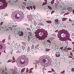 MYTRIDENT Pink Floral 144 TC King Bedsheet with 2 Pillow Covers image 4