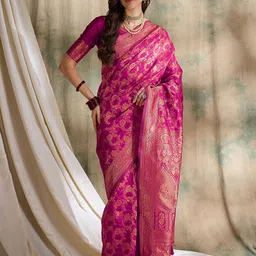 Suha Woven Design Zari Art Silk Banarasi Saree-picture-31