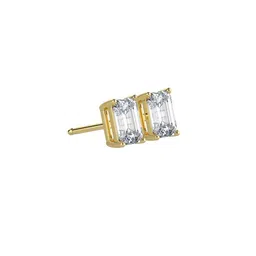 emori EmoriEmerald Lab Grown Diamond Solitaire Studs image 2