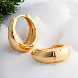 SHREE KRISHNA SHOPPING Gold-Plated Brass Earrings-picture-19