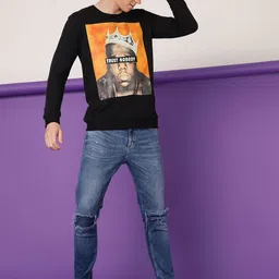 FTX Men Round Neck Graphic Printed Sweatshirt image 3