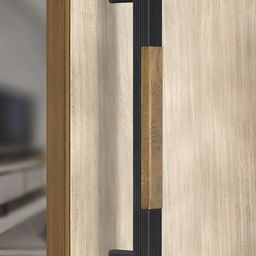 Plantex Black Wood Door Handle-picture-30