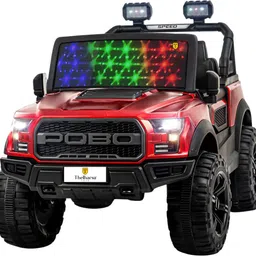 thelharsatoys Stylish Kids Electric Ride-On Car | Dual Seat, Music, LED, Remote Control Jeep Battery Operated Ride On-picture-13