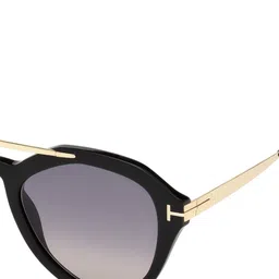 Tom Ford Women Oval Sunglasses with UV Protected Lens FT0576 54 01B image 5