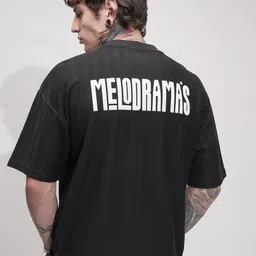HIGHLANDER Men Typography Printed Round Neck Oversized T-shirt-picture-49