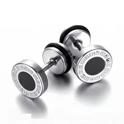 Desai Silver-Plated Circular Shaped Studs-picture-19