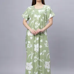 QUIRA Floral Printed Maxi Nightdress image 1