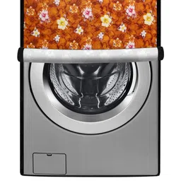 The Furnishing Tree Yellow Printed Washing Machine Cover-picture-21