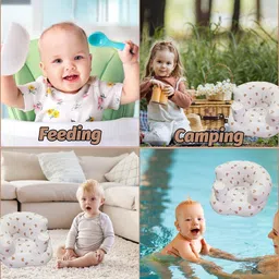 raster-tex Inflatable Baby Sofa Seat with Backrest Inflatable Sofa/ Chair image 4