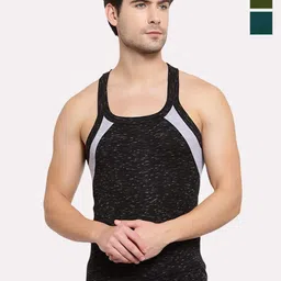 Sporto by Macho Men Pack Of 3 Cotton Colourblocked Gym Vest-picture-17
