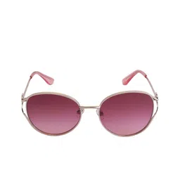 Daniel Klein Women Round Sunglasses with UV Protected Lens DK4329-C4 image 3