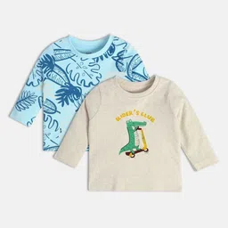 MINI KLUB Boys 2 Printed Applique T-shirt image 1