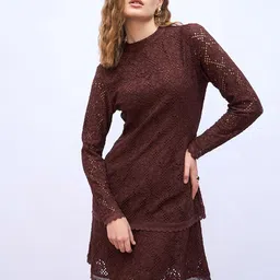 Styli Women Lace Detailing Sheath Dress-picture-32