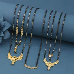 VEMISHTI Gold-Plated Mangalsutra-image-47