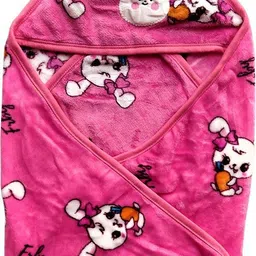 swito mart Cartoon Single Hooded Baby Blanket for Mild Winter-picture-18