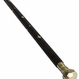 Walking Swagger Sticks 23 inches Black morning walking stick Walking Stick-image-0